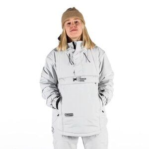L1 Premium Goods Snowblind Snowboard Jacket White Large